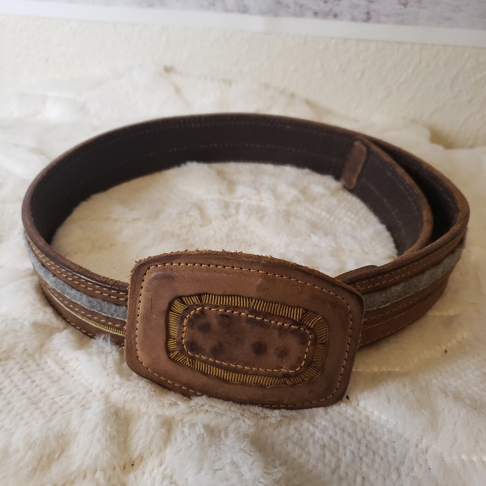 Hugo Boss Leather Belt Unisex.....36" length